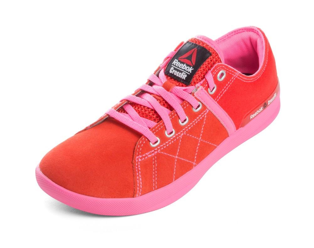 Women's Reebok Cross Fit Low Tr Canvas Fashion Sneakers M44549 China Red/Pink