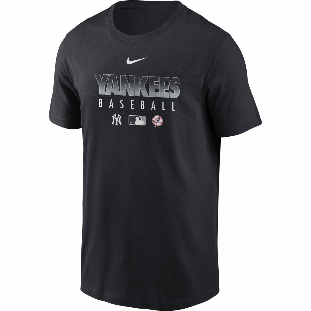 Mens Nike New York Yankees Blue Dri-Fit Baseball T-Shirt NKAX 4FA