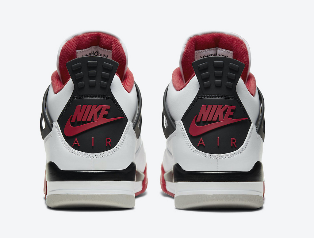 Grade School Youth Size Nike Air Jordan Retro 4 OG "Fire Red 2020" 408452 160